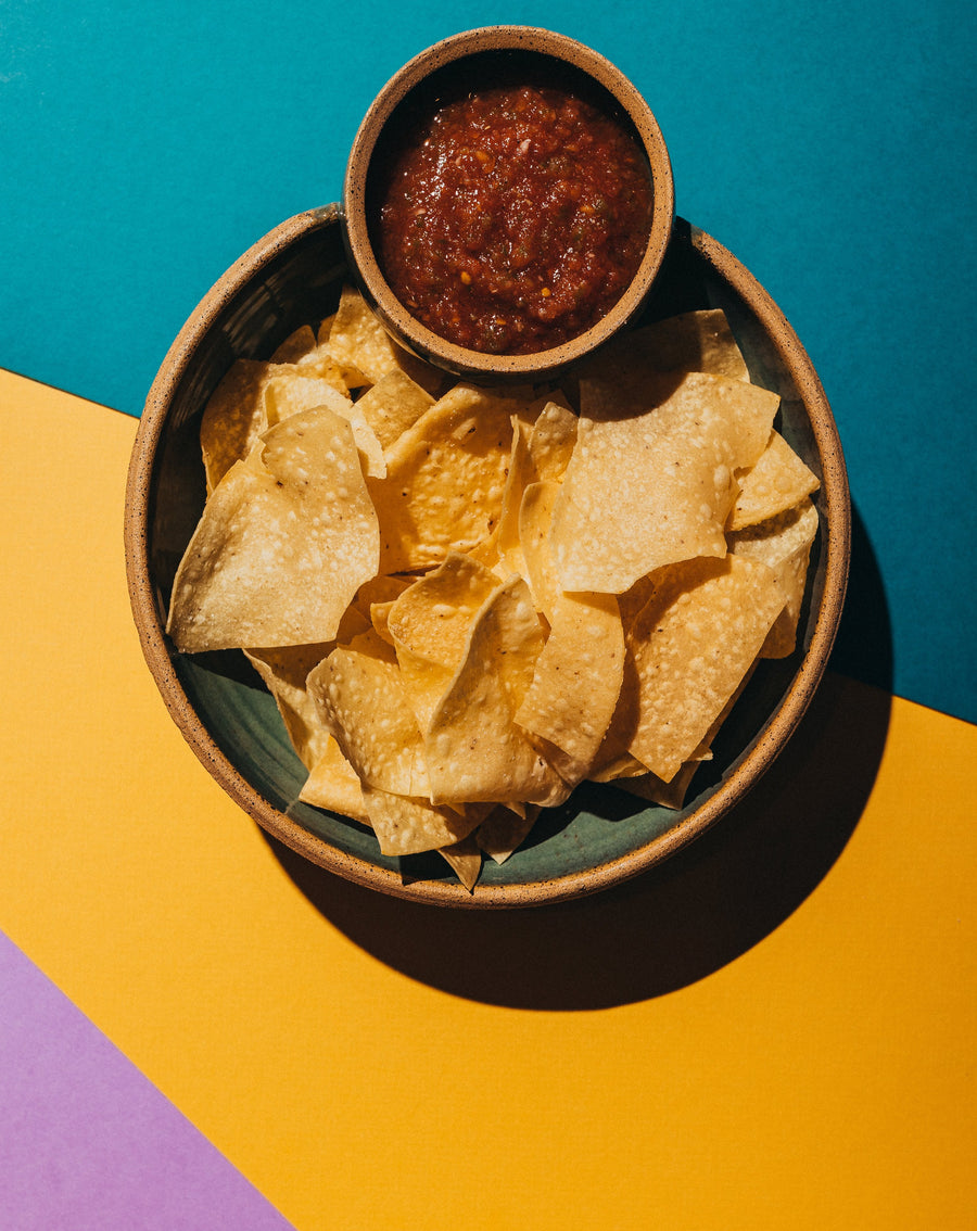 Chips and Dip Bowl || Moonstone'd Pottery